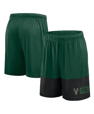 Logo Athletic Men's Hunter Green Milwaukee Bucks Best of the Shorts