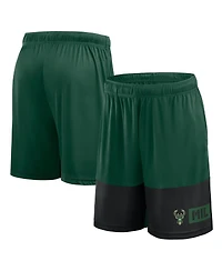 Logo Athletic Men's Hunter Green Milwaukee Bucks Best of the Shorts