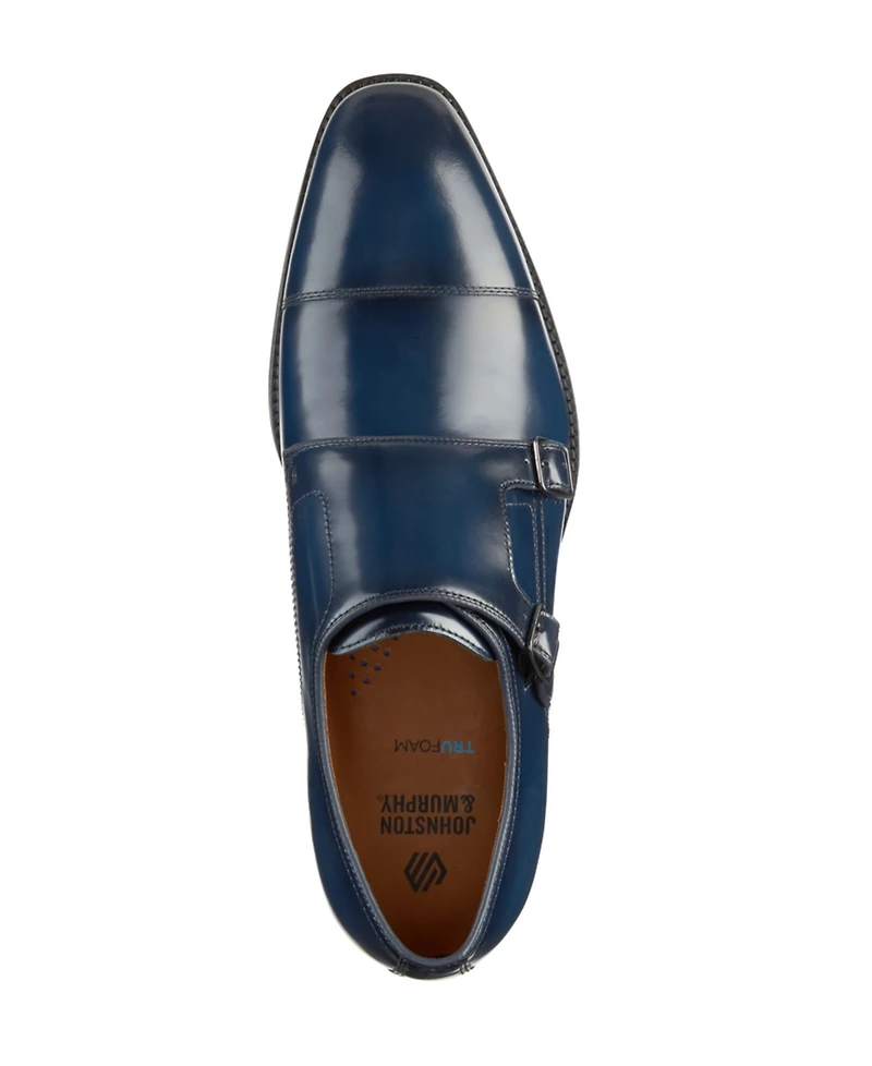 Johnston & Murphy Men's Sullivan Double Buckle Cap Toe Shoe
