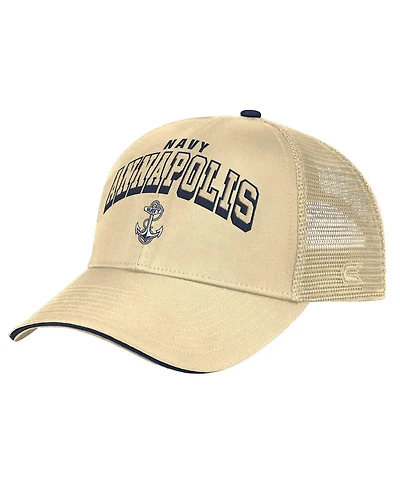 Colosseum Men's Gold Navy Midshipmen Wyatt Adjustable Hat