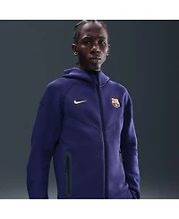 Nike Men's Purple Barcelona Tech Fleece Full-Zip Hoodie Jacket