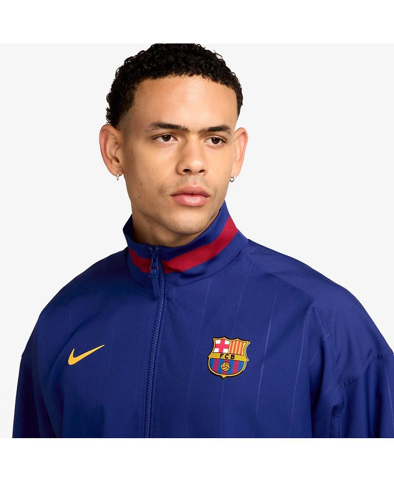 Nike Men's Blue Barcelona 2025/26 Strike Anthem Full-Zip Jacket