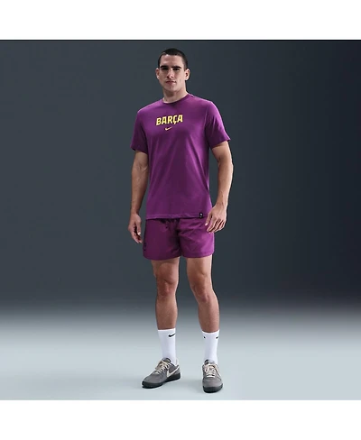 Nike Men's Purple Barcelona Wordmark T-Shirt