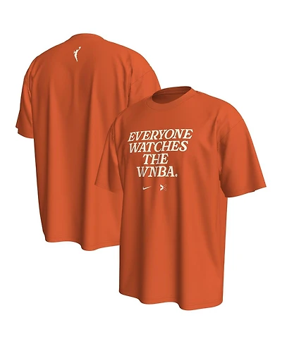 Nike x Togethxr Men's and Women's Everyone Watches The Wnba Orange T-Shirt