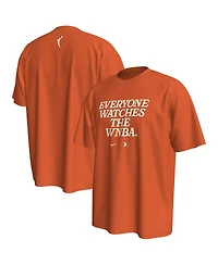 Nike x Togethxr Men's and Women's Everyone Watches The Wnba Orange T-Shirt