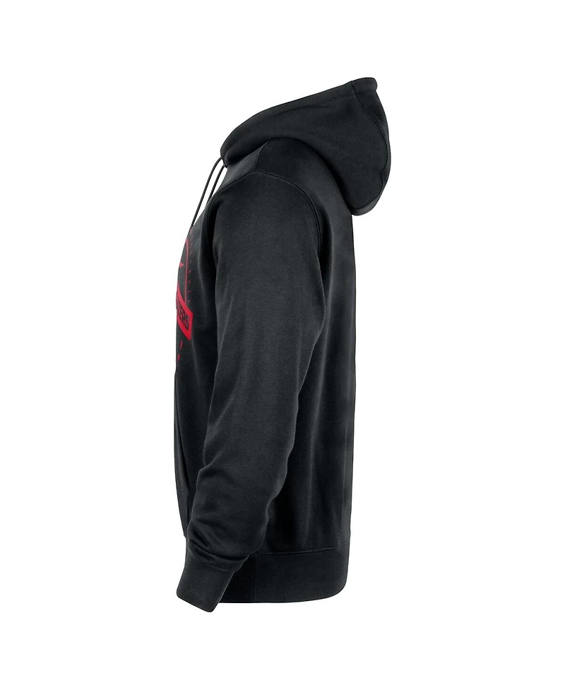Nike Men's Black Portland Trail Blazers 2025/26 Authentic Practice Club Pullover Hoodie