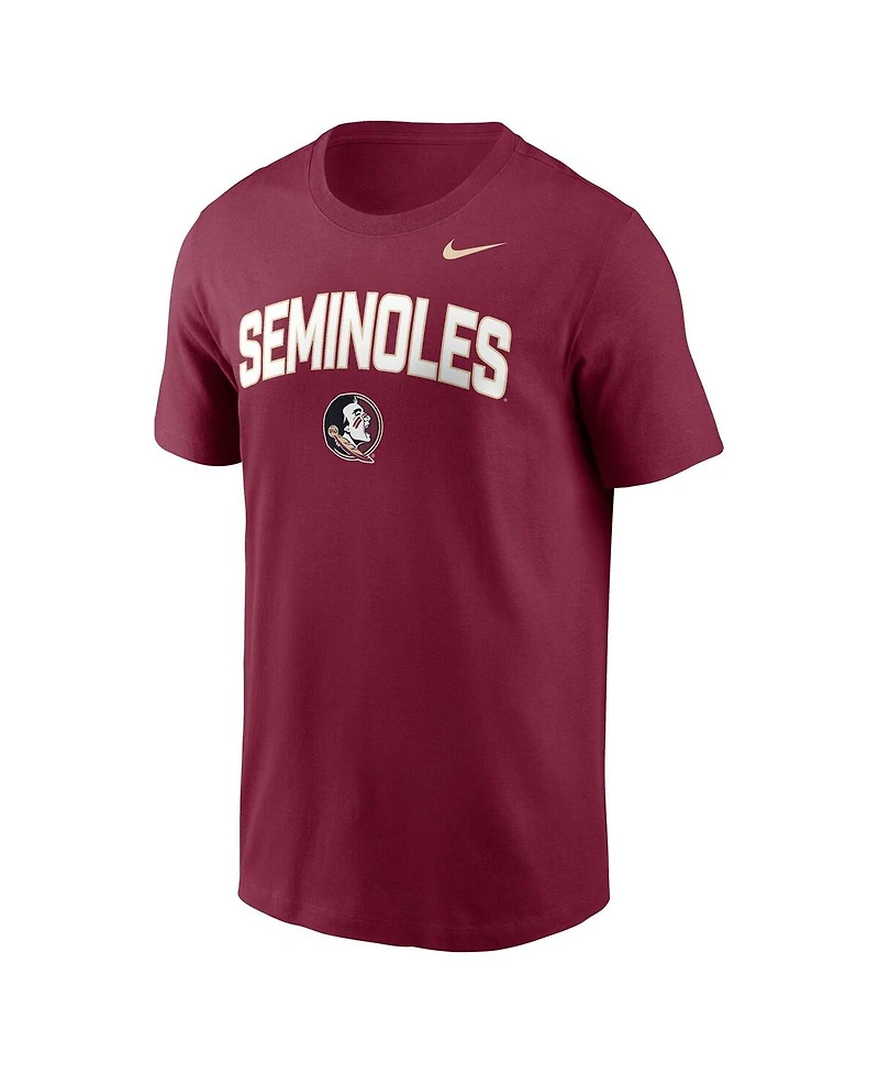 Nike Men's Garnet Florida State Seminoles Primetime Arch Stack T-Shirt