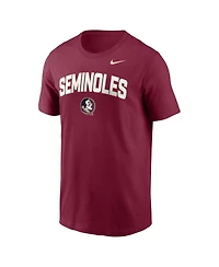 Nike Men's Garnet Florida State Seminoles Primetime Arch Stack T-Shirt