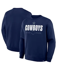 Fanatics Men's Navy Dallas Cowboys Direct Handoff Legacy Pullover Sweatshirt