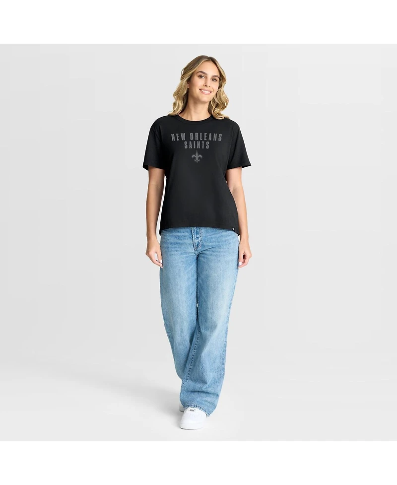 Fanatics Women's Black New Orleans Saints Blackout Kneel Down Legacy T-Shirt