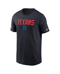 Nike Men's Navy Houston Texans Alt Pack Onside Conversion Performance T-Shirt