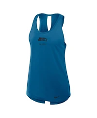 Nike Women's College Navy Seattle Seahawks Glory Crisscross Performance Tank Top