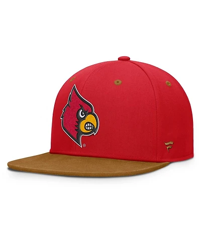 Fanatics Men's Red/Brown Louisville Cardinals NoBo Fitted Hat