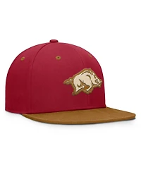 Fanatics Men's Cardinal/Brown Arkansas Razorbacks NoBo Fitted Hat