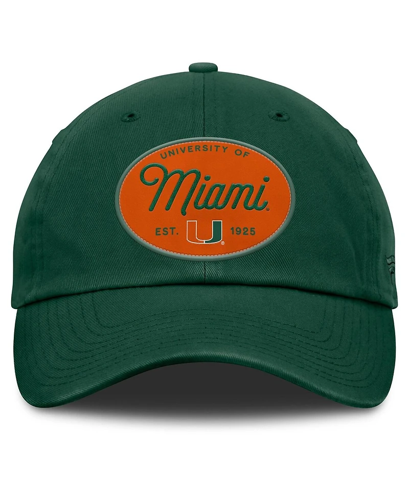 Fanatics Women's Green Miami Hurricanes Candid Adjustable Hat