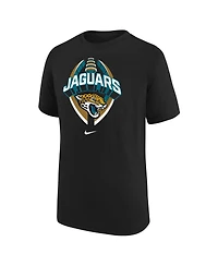 Nike Big Boys and Girls Black Jacksonville Jaguars Icon Legend T-Shirt