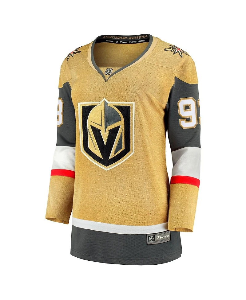 Fanatics Women's Mitch Marner Gold Vegas Golden Knights Home Breakaway Jersey