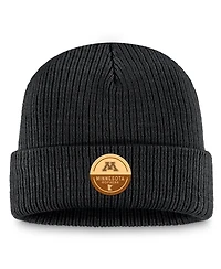 Top of the World Men's Black Minnesota Golden Gophers Uroot4 Patch Cuffed Knit Hat