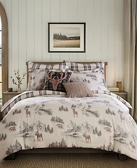 Levtex Home Lodge Toile Reversible 3-Pc. Comforter Set, Full/Queen