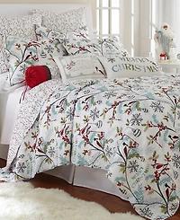 Levtex Home Mistletoe Reversible Quilt, Full/Queen