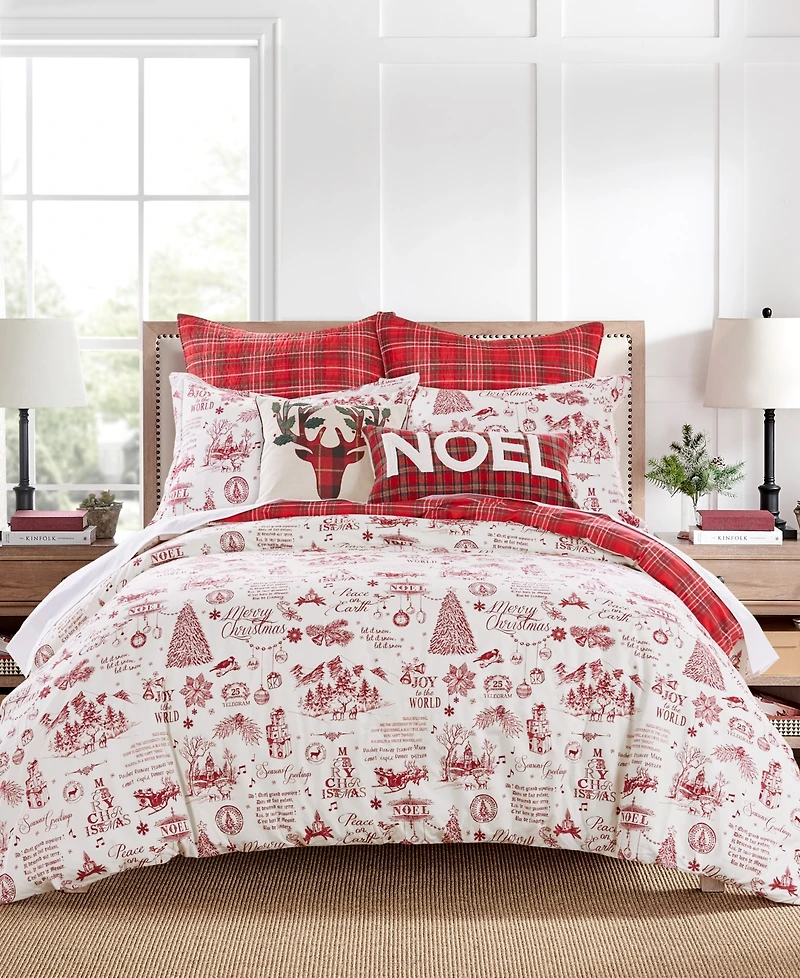 Levtex Home Yuletide Reversible -Pc. Duvet Cover Set