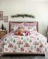 Levtex Home Gingerbread Village Reversible Quilts