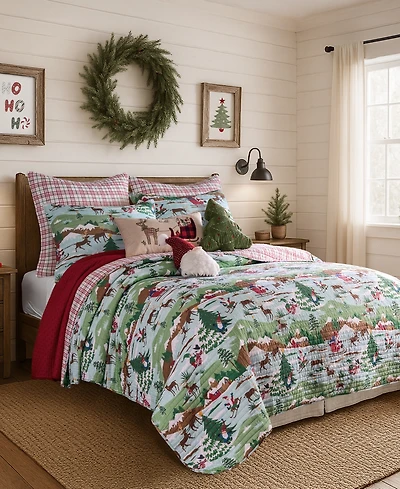 Levtex Home Merry Mountains Reversible 3-Pc. Quilt Set
