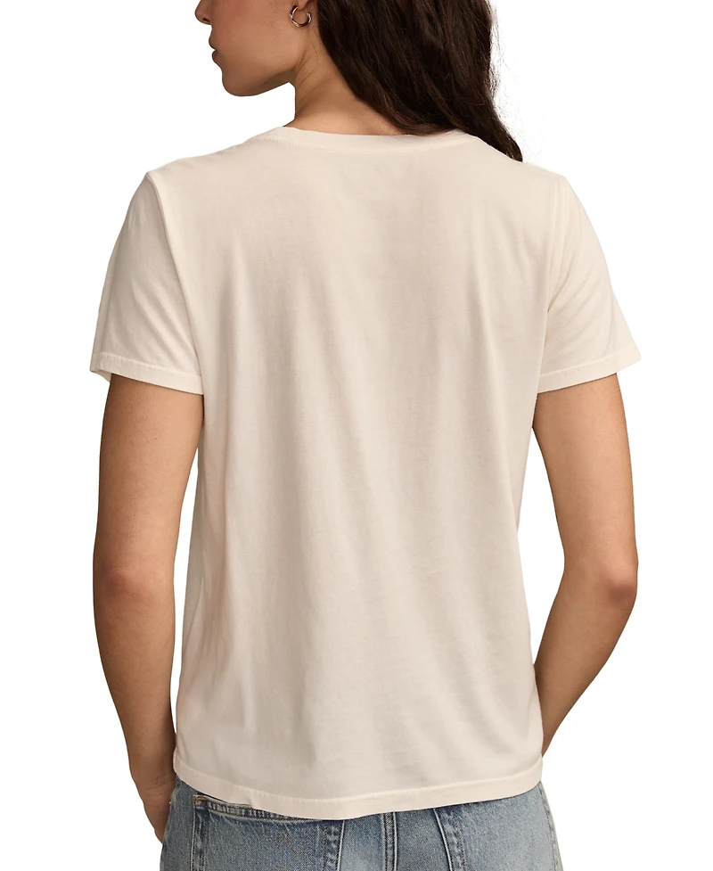 Lucky Brand Women's High Desert Classic Crew Neck T-shirt