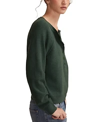 Lucky Brand Women's Relaxed Henley Sweater