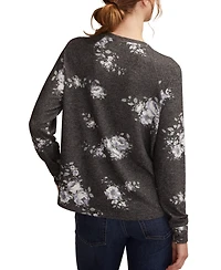 Lucky Brand Women's Cloud Long Sleeve Crew Neck Sweater
