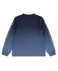 Levi's Little Boys Ombre Print Long Sleeve T-Shirt
