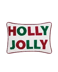 Truly Soft Holly Jolly Decorative Pillow, 12" x 20"