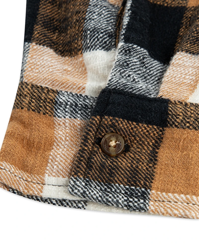 Levi's Toddler Boys Buffalo Checkered Flannel Long Sleeve Shirt