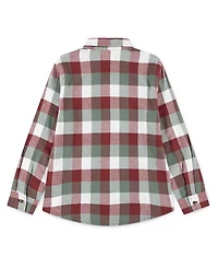 Levi's Boys 2T-7 Buffalo Checkered Flannel Long Sleeve Shirt