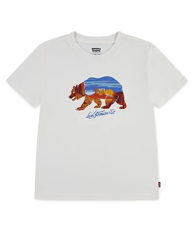 Levi's Big Boys Scenic Bear Short Sleeve T-Shirt
