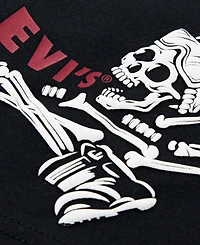 Levi's Toddler Boys Shredding Skeleton Short Sleeve T-Shirt