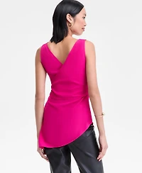 I.n.c. International Concepts Women's Sleeveless Surplice-Neck Top, Macy's Exclusive