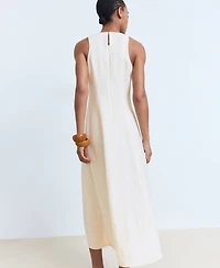 Mango Women's Flared Midi-Dress