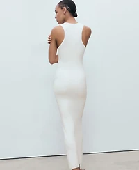Mango Women's Halter-Neck Knitted Dress