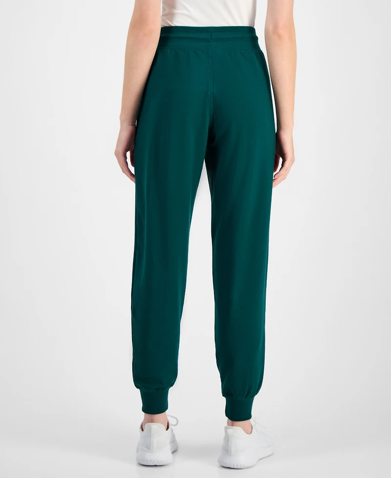 Id Ideology Women's Relaxed High-Rise Fleece Joggers, Macy's Exclusive