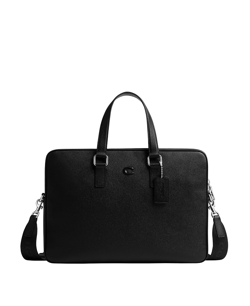 Coach Men's Caden Brief Crossgrain Leather Bag