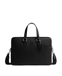 Coach Men's Caden Brief Crossgrain Leather Bag