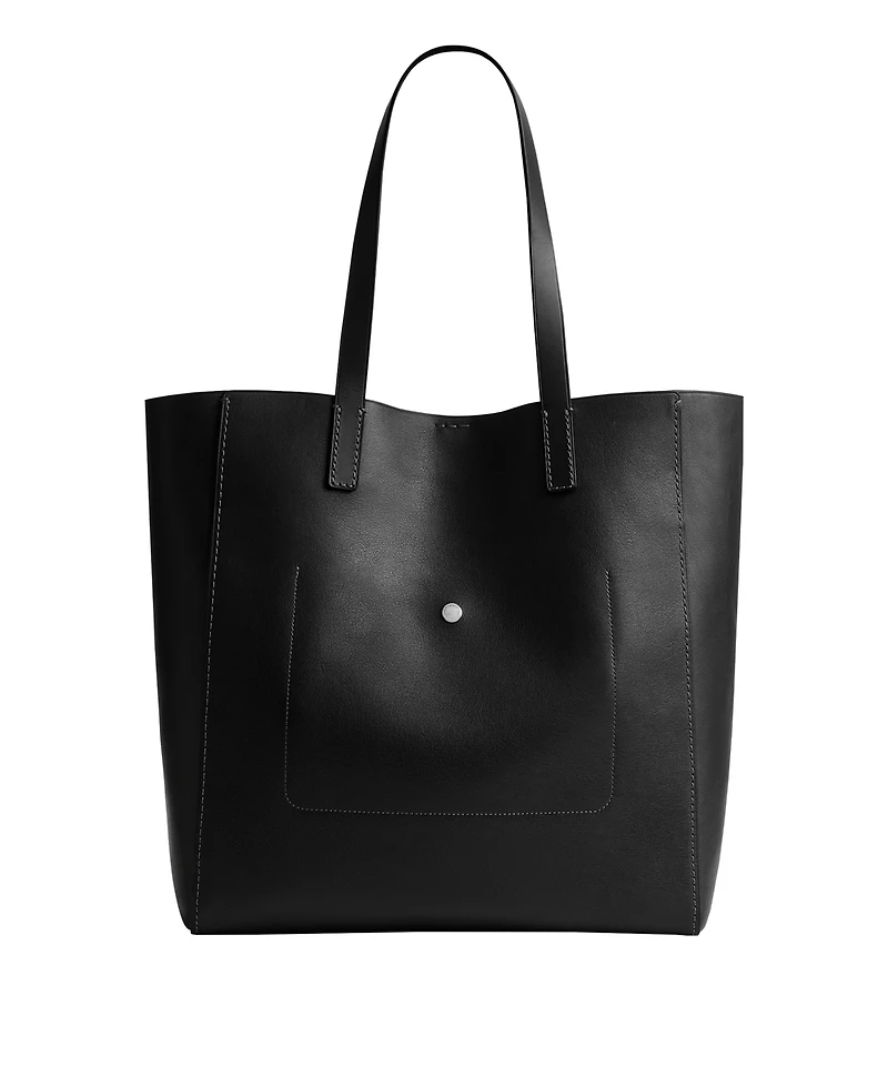 Coach Men's Natural Grain Leather Tote Bag
