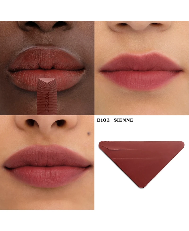 Prada Beauty Monochrome Soft Matte Refillable Lipstick