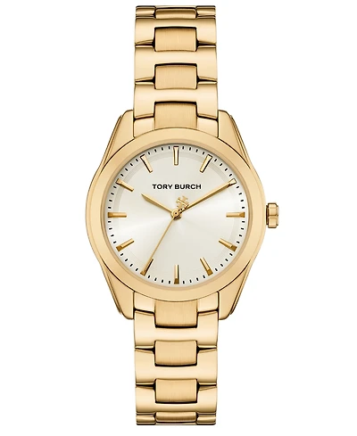 Tory Burch Women's The Miller Gold-Tone Stainless Steel Bracelet Watch 34mm