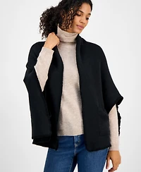 Style & Co Solid Scarf Wrap With Pockets, Macy's Exclusive