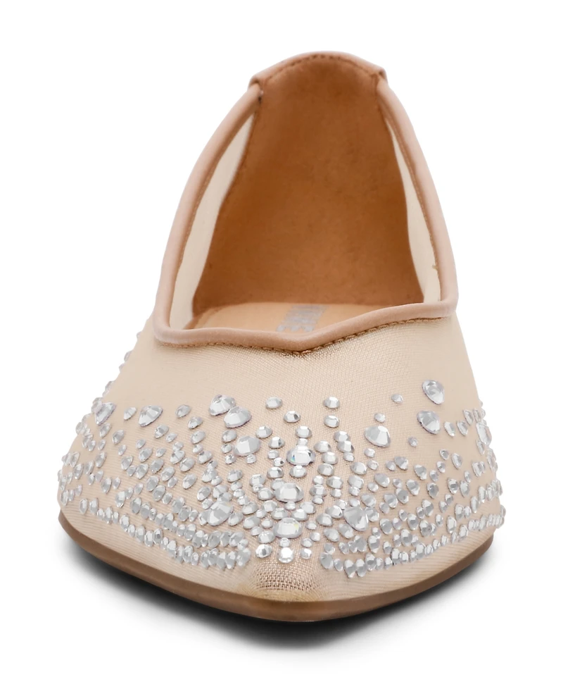 Anne Klein Women's Carisle-c Embellished Pointed Toe Flats