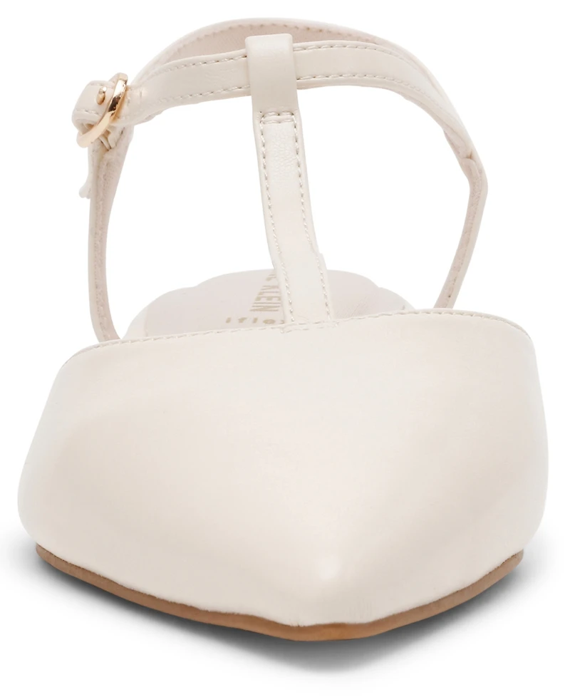 Anne Klein Women's Emily T-Strap Pointed Toe Flats