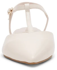 Anne Klein Women's Emily T-Strap Pointed Toe Flats