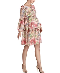 kimi + kai Women's Piper Chiffon Maternity Dress